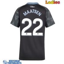 Aston Villa Ian Maatsen #22 Replica Away Shirt Ladies 2025-26 Short Sleeve